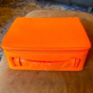 BEIS Cosmetic Case in Creamsicle